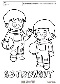 ingilizce boyama sayfaları